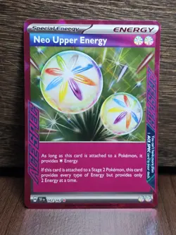 Neo Upper Energy 162/162SV05 Temporal Forces Holo Pokemon TCG Card NM - Image 1