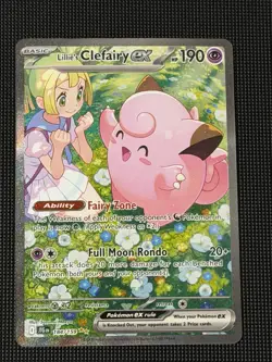 Lillie’s Clefairy EX - 184/159 - SIR - Journey Together - Pokemon Card NM - Image 1