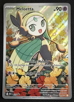 Meloetta 026 Mega Evolution Black Star Promo Pokemon Card - Image 1