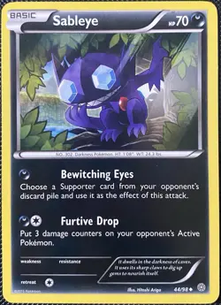 Sableye 44/98 XY - Ancient Origins Regular - Pokemon Card - Image 1