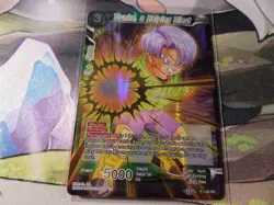 Trunks a Helping Blast P-128 PR Dragon Ball Super Card Bandai Foil MINT - Image 1