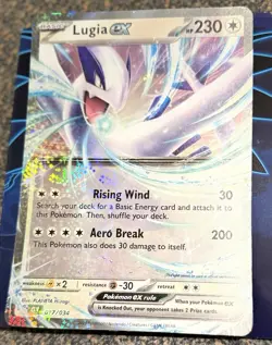 017/034 Pokemon Lugia Ex English Promo Card (Mint Condition) - Image 1