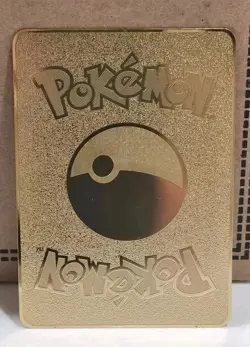 Charizard VMAX 999999point Gold Metal POKEMON Card Collectible Gift Display New - Image 2