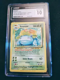 🔥🔥Pokemon 🔥CGC Gem Mint 10🔥🔥Venusaur Card #003/034 CLV Holo🔥🔥 SHIPS FAST - Image 1