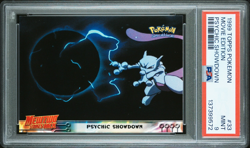 Pokemon Card Psychic Showdown #33 Topps Movie Edition Mewtwo PSA 9 - Image 1