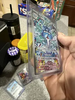 Pokemon TCG Palafin Obsidian Flames Holo Full Art Card 200/197 Illustration Rare - Image 2