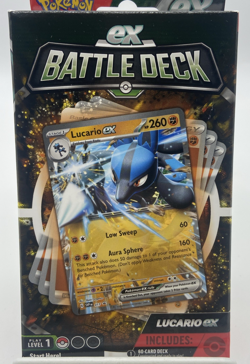 Pokemon TCG EX Battle Deck Lucario EX - 60 Card Deck Sealed - Image 1