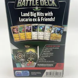 Pokemon TCG EX Battle Deck Lucario EX - 60 Card Deck Sealed - Image 2