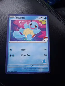 2023 Pokemon My First Battle Squirtle Promo Card Blue Boarder - Image 1