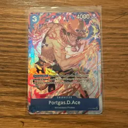 One Piece TCG Card Portgas.D.Ace Promo P-074 (2) Whitebeard Pirates - Image 1