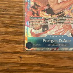 One Piece TCG Card Portgas.D.Ace Promo P-074 (2) Whitebeard Pirates - Image 2