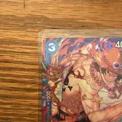One Piece TCG Card Portgas.D.Ace Promo P-074 (2) Whitebeard Pirates - Image 4