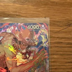 One Piece TCG Card Portgas.D.Ace Promo P-074 (2) Whitebeard Pirates - Image 5