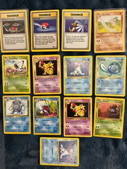 Pokemon trading cards 1996-1999 41 cards total - Image 1
