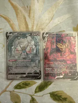 [2 Card Lot] Pokemon Crown Zenith Zacian & Zamazenta GG Collection - Image 1