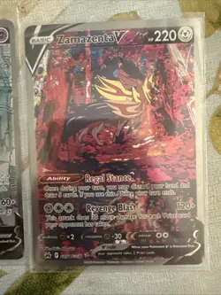 [2 Card Lot] Pokemon Crown Zenith Zacian & Zamazenta GG Collection - Image 3