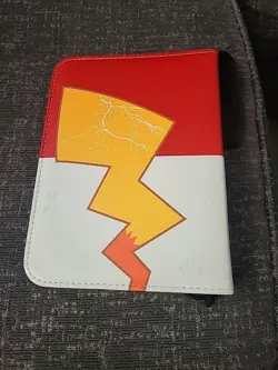 Pokemon Pikachu Trading Card Binder Only. - Image 4