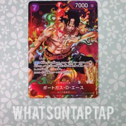 One Piece Card Game Portgas D Ace OP02-013 Super Rare Paramount War NM US Seller - Image 1