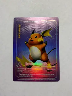 Super Fire-breathing Dragon 083/110 HP132540 Purple Foil Fan Art Display Card - Image 1