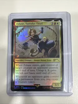 🔥 MTG Magic Gathering Final Fantasy Zidane, Tantalus Thief Foil FIN Boros Promo - Image 1