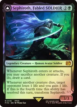 Sephiroth, Fabled SOLDIER *Foil* - FIN - NM - Magic The Gathering - MTG - Image 1