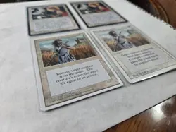 (4x) Magic the Gathering Swords to Plowshares Instant Revised Edition Mtg LP/MP - Image 2