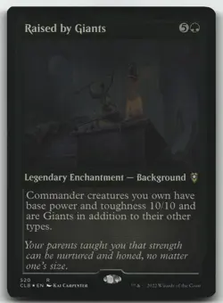 Raised by Giants (Foil Etched) foil R Commander Legends: Battle for Baldur's Gat - Image 1