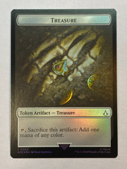 MTG - Treasure / Assassin (Token) - FOIL - Assassin's Creed - Image 1
