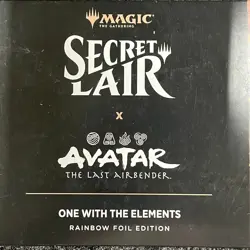 Secret Lair x Avatar: The Last Airbender One With Elements, Sleeve has Wear - Image 2