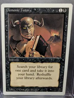 Demonic Tutor Revised Edition Regular LP (3 of 5) - Image 1