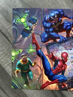 Magic the Gathering Spider-Man Sensational Showdown Art Series Set 1-6 Complete - Image 3