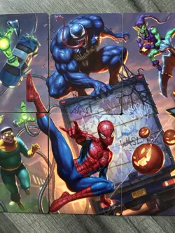 Magic the Gathering Spider-Man Sensational Showdown Art Series Set 1-6 Complete - Image 4