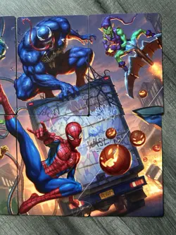 Magic the Gathering Spider-Man Sensational Showdown Art Series Set 1-6 Complete - Image 5