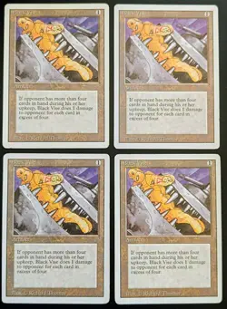 MTG | 4 x Black Vise | Revised Edition | Magic The Gathering | Playset - Image 1