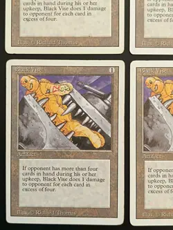 MTG | 4 x Black Vise | Revised Edition | Magic The Gathering | Playset - Image 4