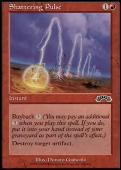 4x Shattering Pulse Light Play, English Exodus MTG Magic - Image 1