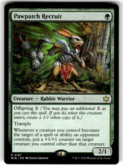 Bloomburrow Pawpatch Recruit Expansion/Rare - Image 1