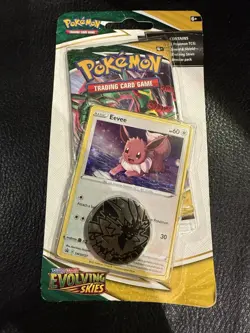 Pokemon TCG Evolving Skies Checklane Blister Pack with Eevee Promo SEALED - Image 1