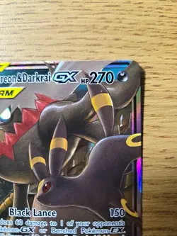 Pokemon TCG Umbreon & Darkrai Tag Team GX Holo Ultra Card 125/236 - Image 2