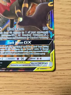Pokemon TCG Umbreon & Darkrai Tag Team GX Holo Ultra Card 125/236 - Image 5