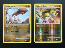 2x Old Pokemon Rare Reverse Holo Platinum Supreme Victors Card Bundle - 2009 TCG - Image 1