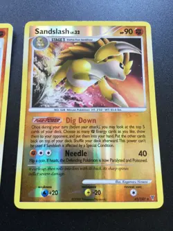 2x Old Pokemon Rare Reverse Holo Platinum Supreme Victors Card Bundle - 2009 TCG - Image 3