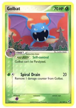 Pokemon - Golbat - 31/107 - Uncommon - EX Deoxys - NM - Image 1