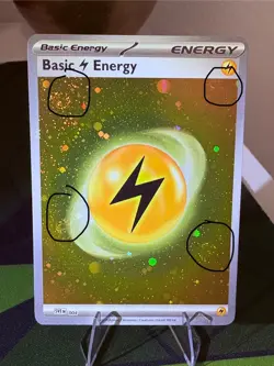 Pokemon 151 Lightning Energy 004 - 4x Swirls- Cosmos Holo NM/M - Image 1