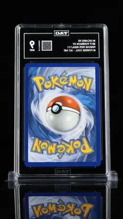2017 POKEMON MEGA POWERS COLLECTION PROMO #55A FULL ART/M LUCARIO EX TAG 9 - Image 2