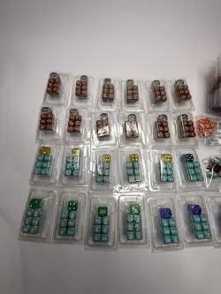 Pokemon Official TCG ETB Dice Packs HUGE LOT of Sealed Dice Packs And Coins - Image 4