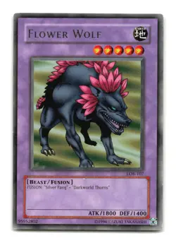 Flower Wolf - LOB-107 Rare - YuGiOh-LP - Image 1