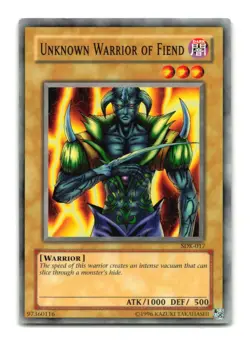 Unknown Warrior of Fiend - SDK-017 - YuGiOh-LP - Image 1