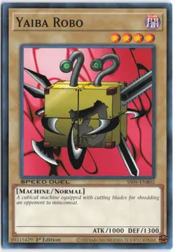 Yugioh - Yaiba Robo SS05-ENB02 1st Edition - Speed Duel Decks: Twisted Nightmare - Image 1