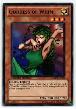 Goddess of Whim Common | GLD4-EN008 | English Yu-Gi-Oh Card - Image 1